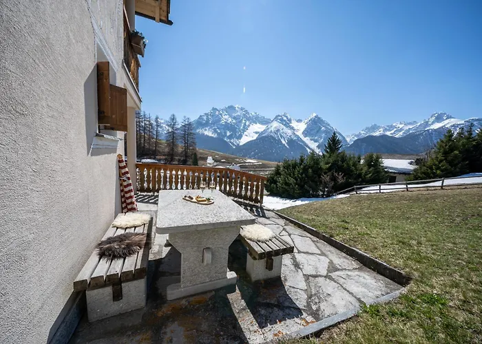 Apartamento Chasa Munt Plan